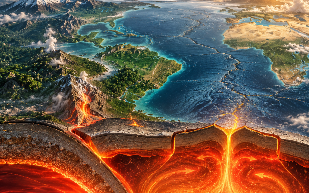 TECTÓNICA DE PLACAS: LA TIERRA SE MUEVE Y LA VIDA SE TRANSFORMA